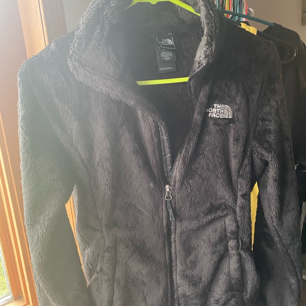 BNWT North Face Women’s SIZE XS Osito Fleece Full-zip Jacket black